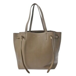 Celine Cabas Phantom Gray Crocodile Leather Tote Bag